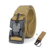 NEW Military Equipment Combat Tactical Belts for Men US Army Training Nylon Metal Buckle Waist Belt Outdoor Hunting Waistband