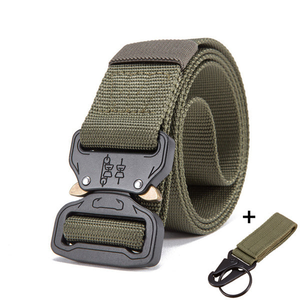 NEW Military Equipment Combat Tactical Belts for Men US Army Training Nylon Metal Buckle Waist Belt Outdoor Hunting Waistband