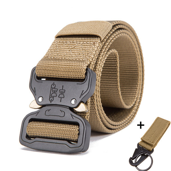 NEW Military Equipment Combat Tactical Belts for Men US Army Training Nylon Metal Buckle Waist Belt Outdoor Hunting Waistband