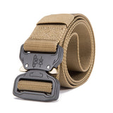 NEW Military Equipment Combat Tactical Belts for Men US Army Training Nylon Metal Buckle Waist Belt Outdoor Hunting Waistband