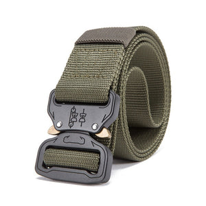 NEW Military Equipment Combat Tactical Belts for Men US Army Training Nylon Metal Buckle Waist Belt Outdoor Hunting Waistband